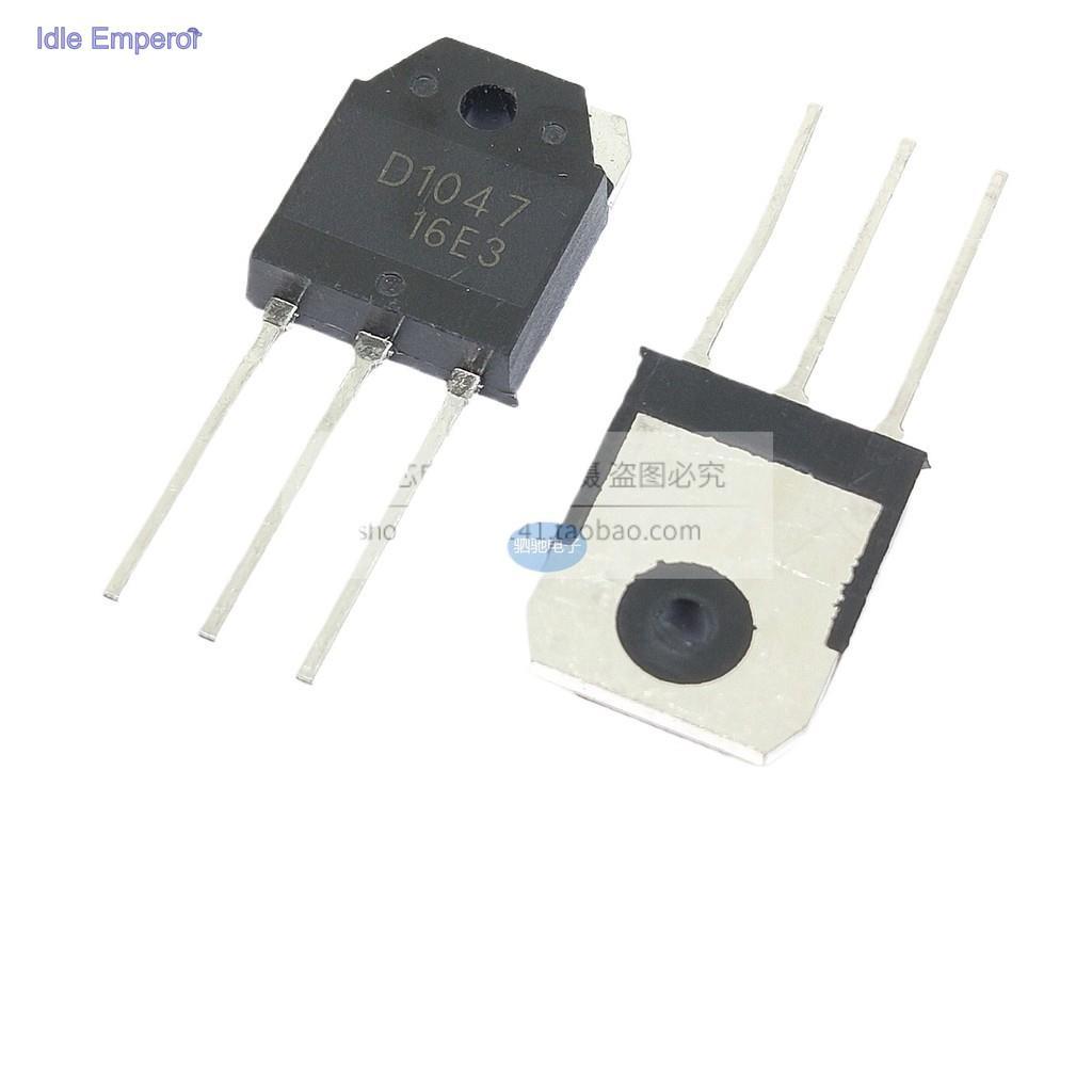 10 ชิ้น/ล็อตใหม่เอี่ยมของแท้ D1047 2SD1047 เครื่องขยายเสียงหลอด TO-3P In-Line