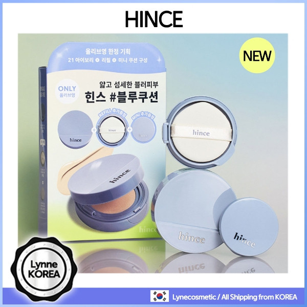 สินค้าใหม่ HINCE Second Skin Mesh Matte Cushion (Cushion+Refill+mini Cushion(21 Ivory) SPF40, PA++, 