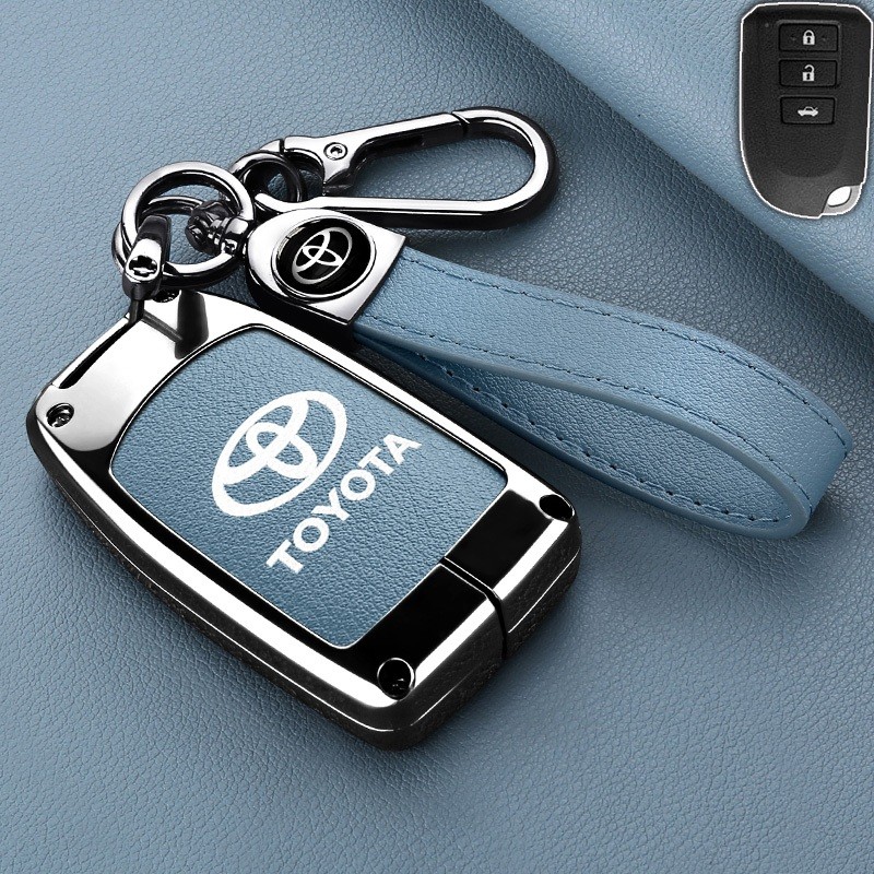 เคสกุญแจรถ ปลอกกุญแจ TOYOTA YARIS 2018- 2021 ATIV Top Yaris nsp151 โลหะผสมสังกะสี พวงกุญแจ Vios Yari
