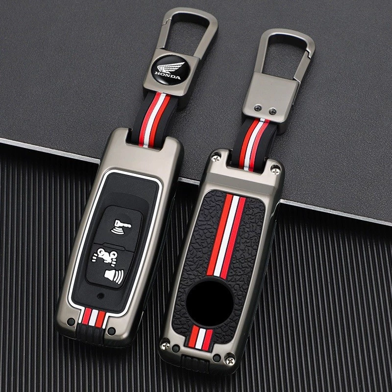 เคสกุญแจรีโมตมอเตอร์ไซค์ โลหะผสม สำหรับ HONDA PCX160 VISION SH350
