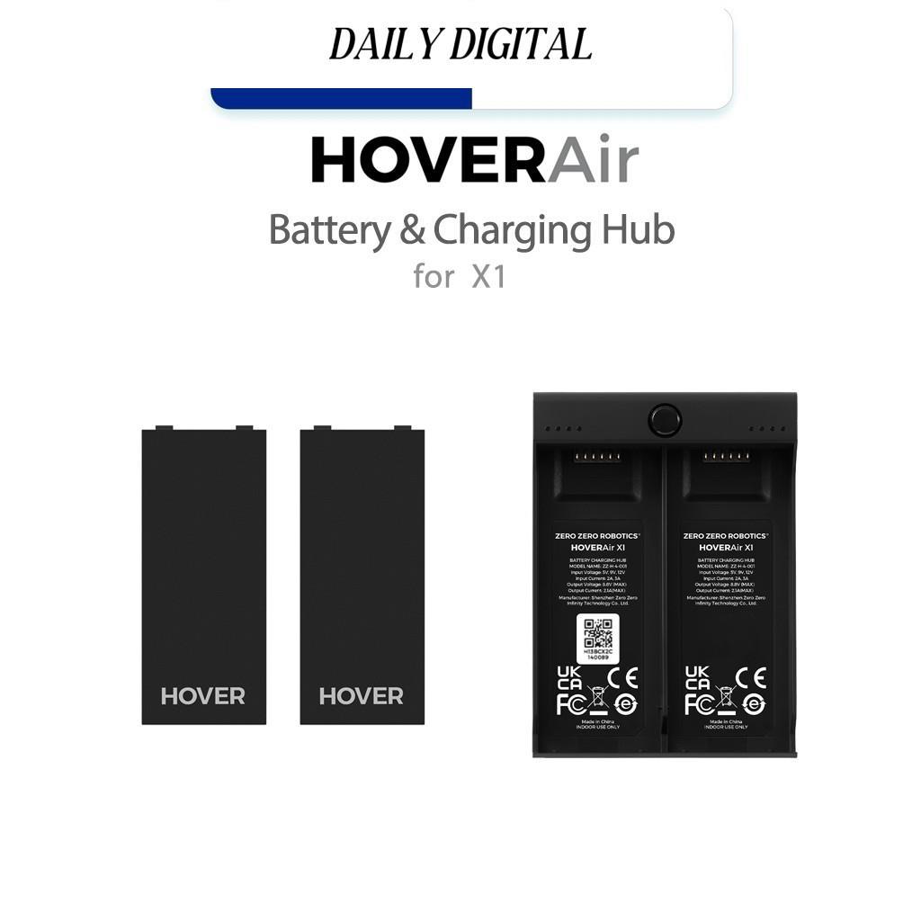 HOVERAir X1 Flying Drone แบตเตอรี่กล้องและเครื่องชาร์จ
