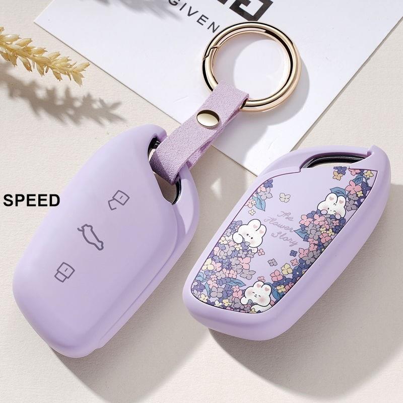 พร้อมส่ง เคสกุญแจรถ ลาย MG5 MG4 MG S5 VS ZS hsezs EZS MG S5 HS EV ที่หุ้มกุญแจรถยนต์