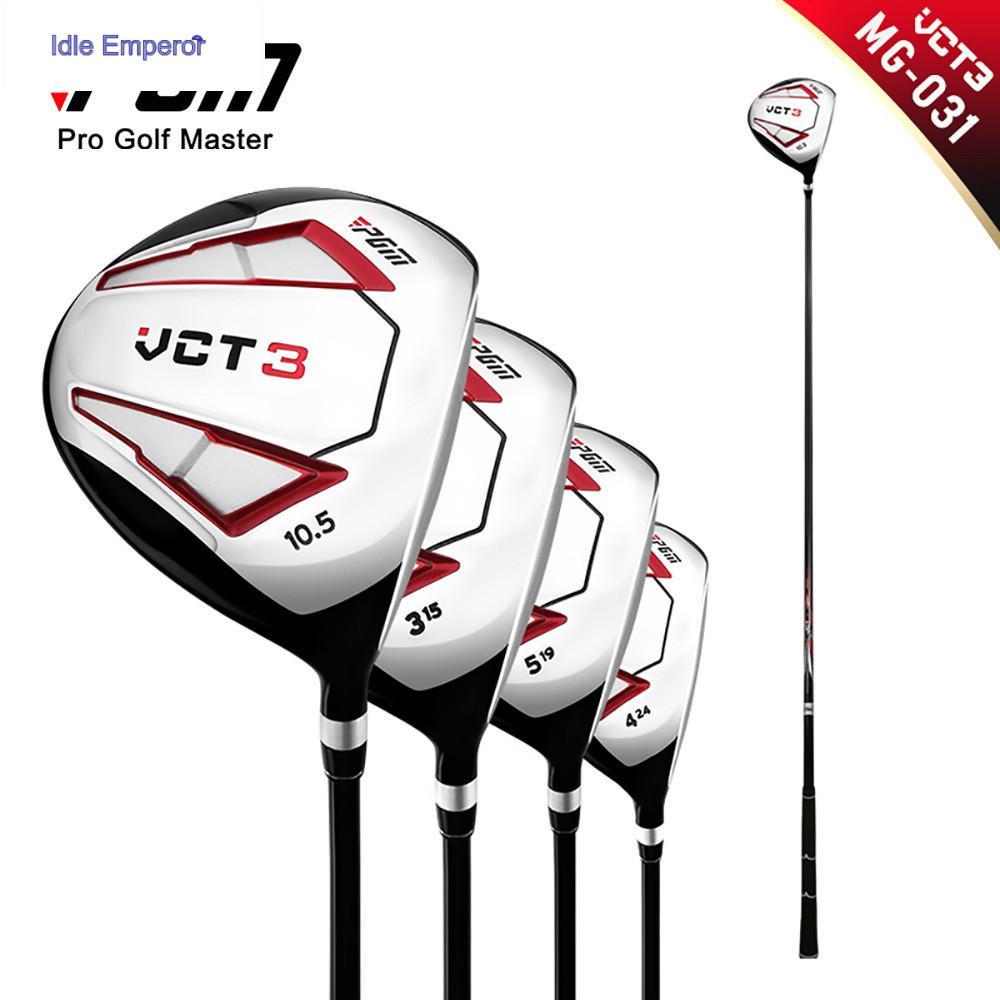 PGM MG031 VCT3 กอล์ฟคลับนักขับชาย 1 ไม้มือใหม่ขวามืออลูมิเนียมอัลลอยด์หัวผสมไม้ 1/3/5/U4 ก้านคาร์บอน