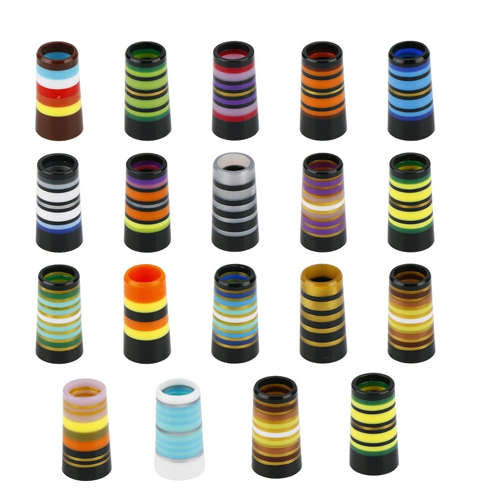 10pcs Hard Polycyclic สีกอล์ฟ Ferrule Fit เหล็ก Wedge Golf Club Tip 0.355 9.2*5.4*137 มม.