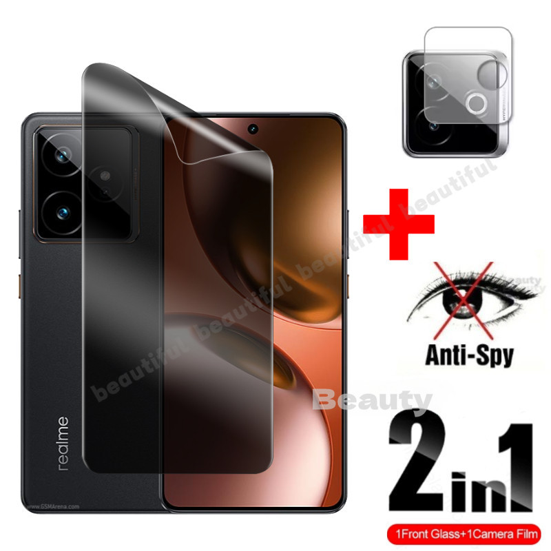 Realme GT 7 T 2in1 Anti-Spyความเป็นส่วนตัวHydrogelฟิล์มสําหรับOPPO Realme GT7 GT 7T RealmeGT7T 2025 