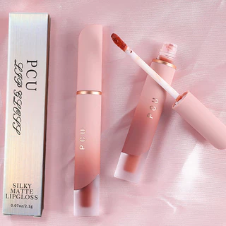 PCU lip ลิปสติก ของแท้ เนื้อลิขวิด แบบแมตต์ กันน้ำ ติดทนนาน 6 สี ลิปสติกเกาหลี เนื้อแมตต์ กำมะหยี่ Lipstick