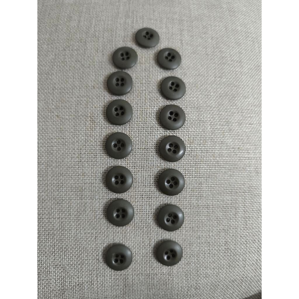 กระดุมทนไฟสำหรับเสื้อทหาร M65 และเสื้อ Woodland