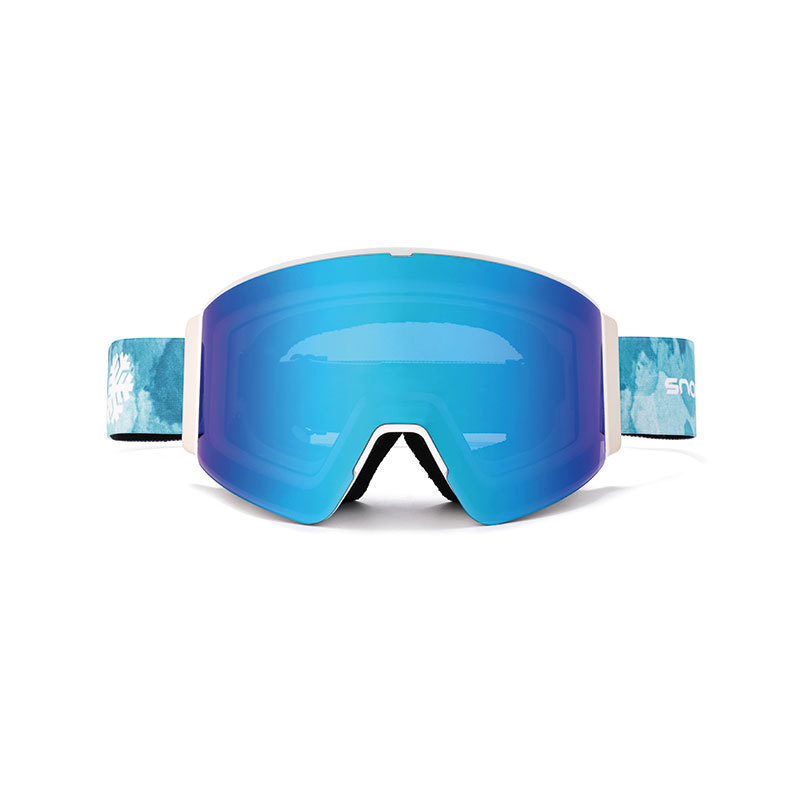 2023Magnetic Double-Layer Ski Goggles for Men and Women, Anti-Fog Ski Protective Glasses, Outdoor Sk
