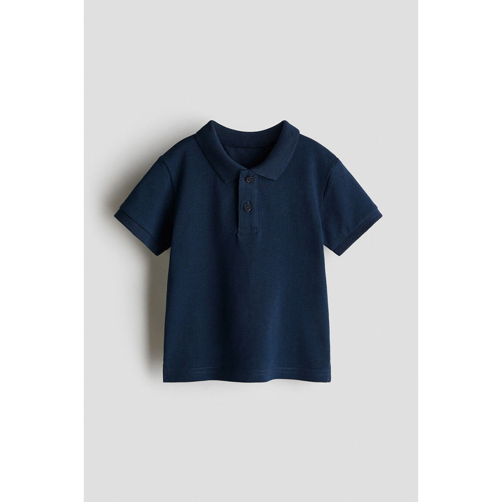 H&M(เอชแอนด์เอ็ม) เสื้อโปโลผ้าคอตตอนปิเก้ Infants Cotton piqué polo shirt 1327082_1