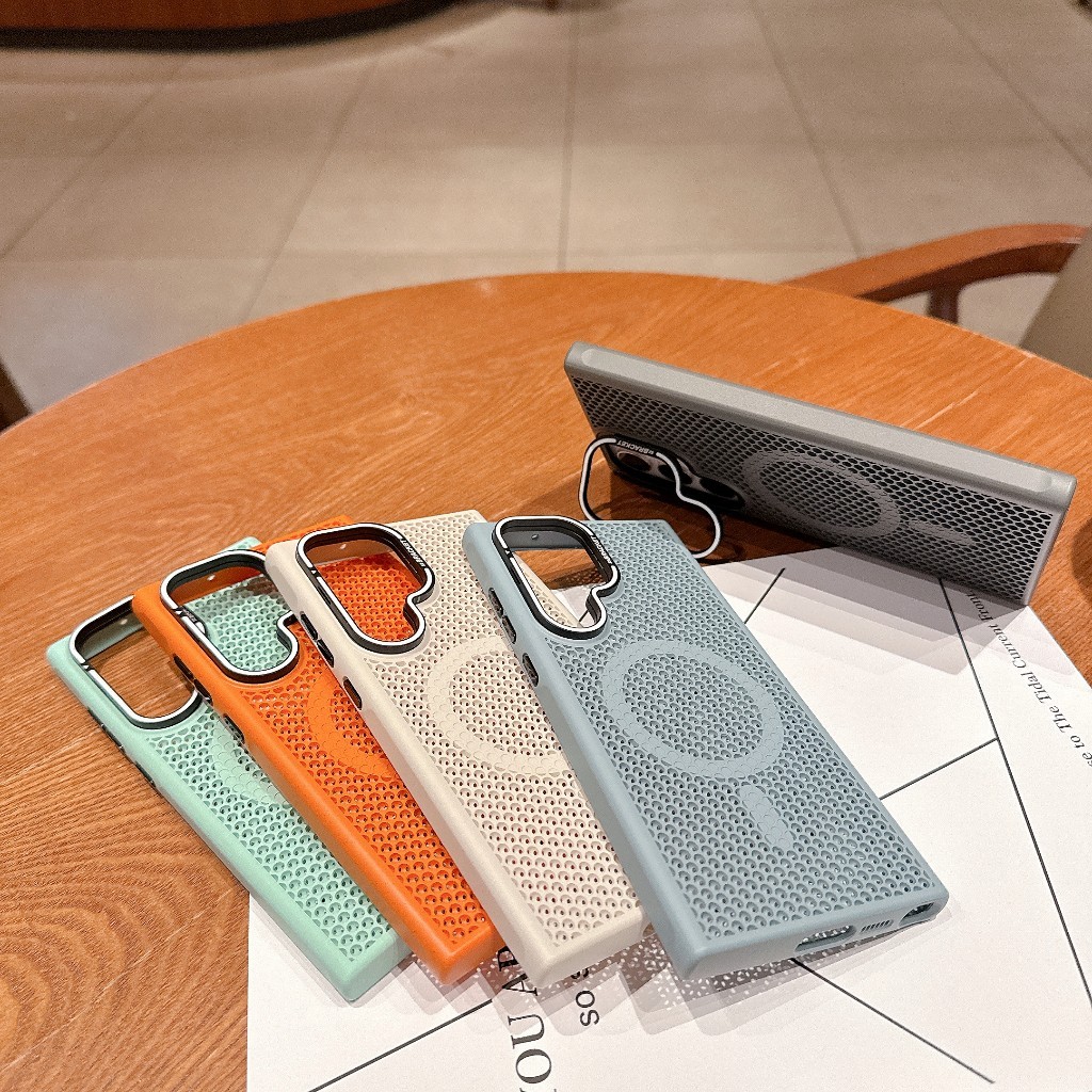 สําหรับ SAMSUNG S23 S23P S23U S24 S24P S24U S25 S25P S25U ความร้อนที่โดดเด่นเลนส์แม่เหล็กวงเล็บ Anti