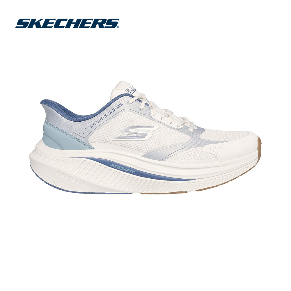 Skechers สเก็ตเชอร์ส รองเท้าผู้ชาย Men GOwalk Max Cushioning Arch Fit Shoes - 216351-NTBL (latest)