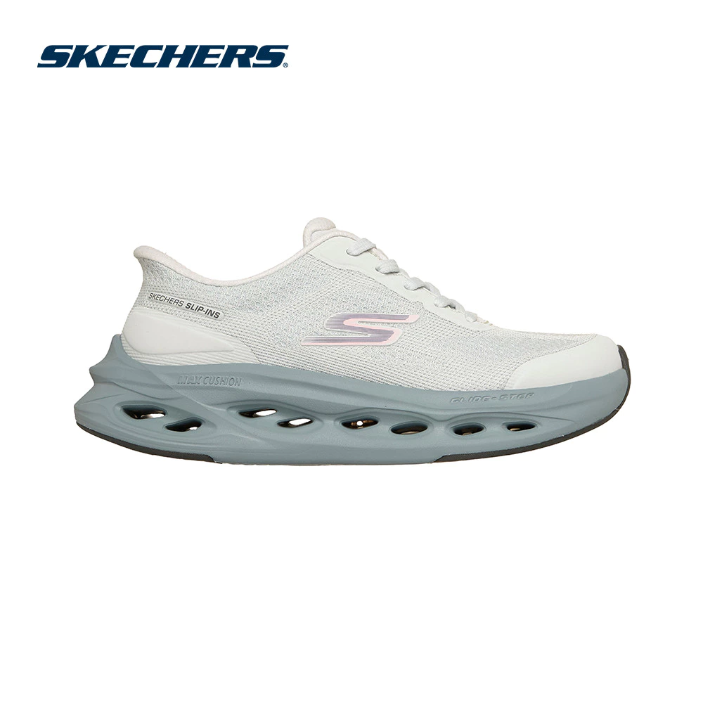 Skechers สเก็ตเชอร์ส รองเท้าผู้หญิง Women Performance Max Cushioning Glide-Step Shoes - 129403-SAGE (latest)