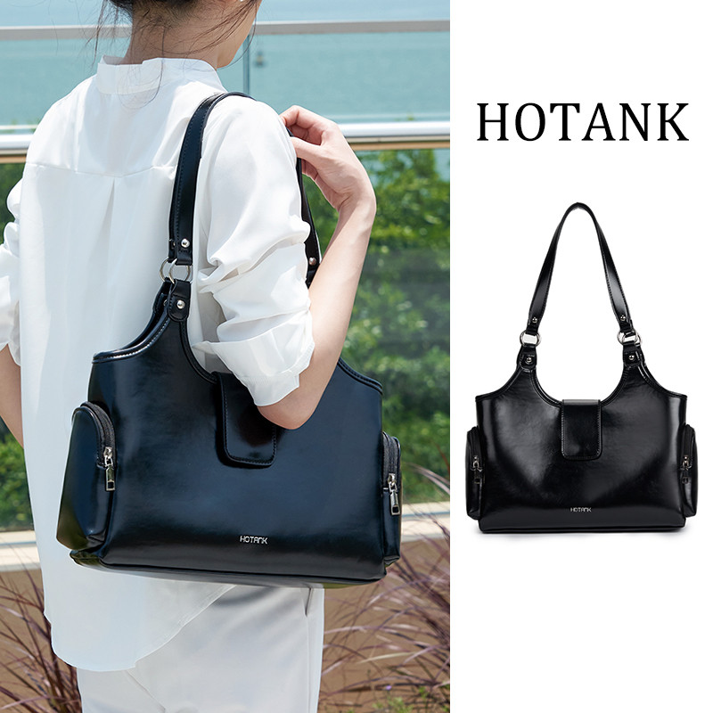 HOTANK กระเป๋าสะพายผู้หญิง แฟชั่น อ่อนนุ่ม สําหรับผู้หญิง