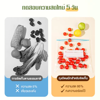 ถุงถนอมอาหารซิปล็อค ถุงเก็บอาหาร แบบหนา กันความชื้น และนำกลับมาใช้ใหม่ได้ ถุงซิปคู่ถนอมอาหาร วัสดุ PE