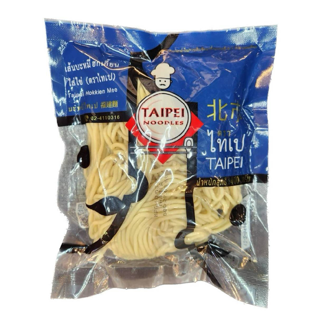 [0091117] Taipei Yaki Soba Noodle 400 G. เส้นยากิโซบะไทเป 400 กรัม (Asian Deli Foods)
