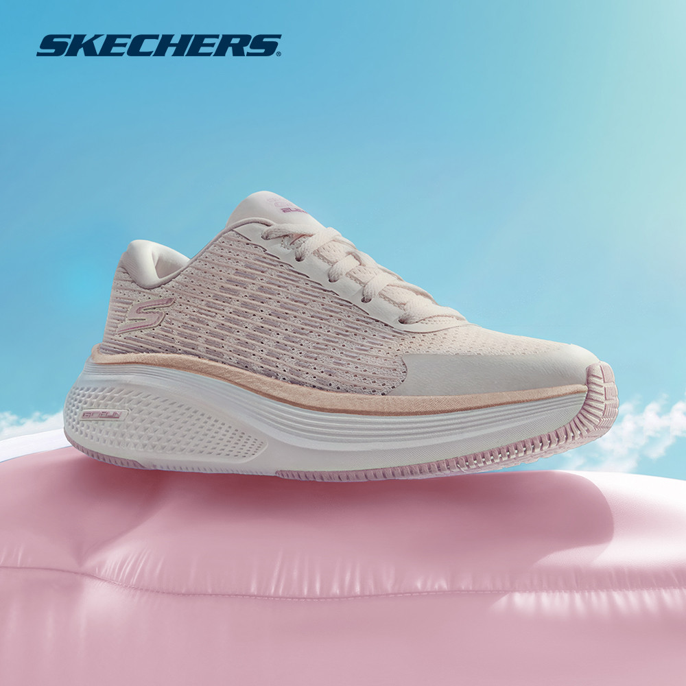 Skechers สเก็ตเชอร์ส รองเท้าผู้หญิง Women GORun ELEVATE 2.0 Performance Shoes - 129008-NTPK - Air-Cooled Goga Mat