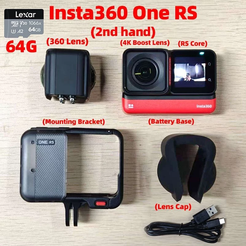 กล้องแอ็คชั่น Insta360 ONE RS Twin Edition 4K เลนส์ Boost และเลนส์ 360 Mod thumbnail 3