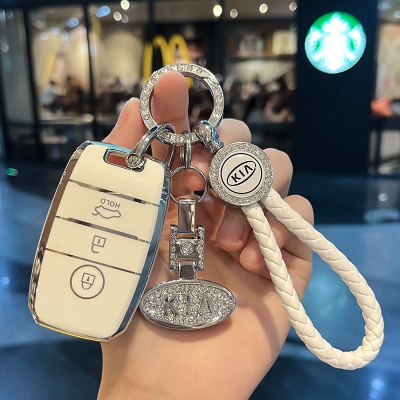Tpu ฝาครอบกุญแจรถอุปกรณ์เสริมสําหรับ KIA Carnival Sedona Grand Carnival K3 K4 K5 KX57 Shell Fob Key 