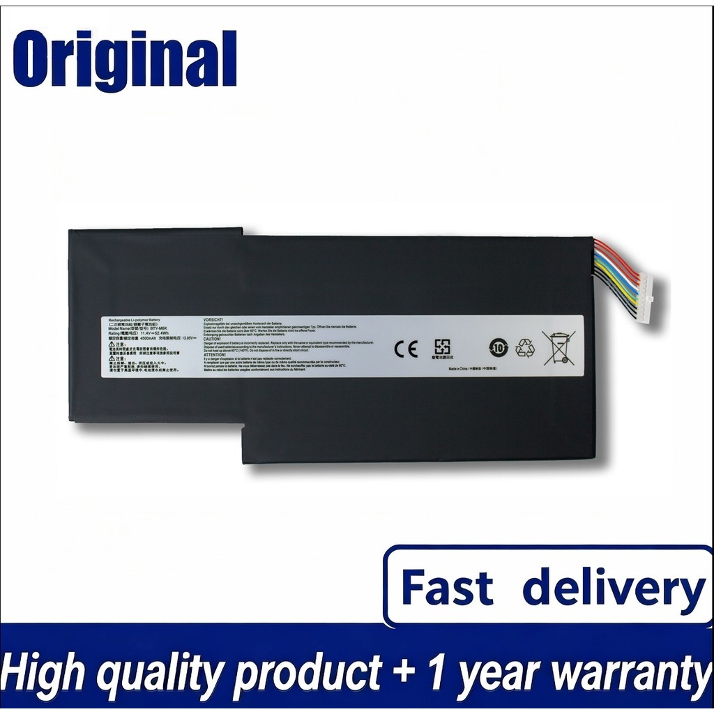 BATTERY BTY-M6K MSI BATTERY ORIGINAL แบตเตอรี่ ของแท้ MSI GF63-8RD GF75 Series GS63VR7RG MS-16K3 BTY