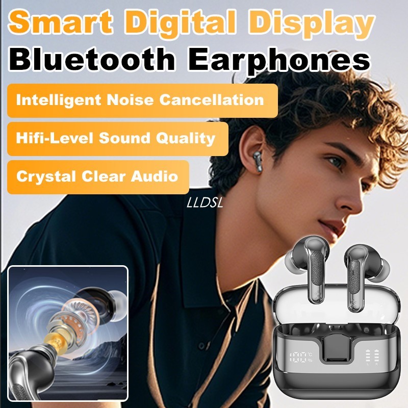 Intelligent headset wireless bluetooth noise cancelling