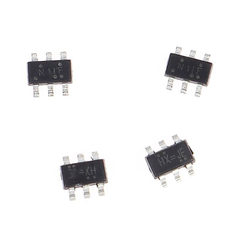 FOURSUN 10 ชิ้น HX4004A HX4004 HX4002 HX4002B การพิมพ์หน้าจอ HX-JE N11F SOT23-6 ชิปเพิ่มแบบเหนี่ยวนํา IC 4004A 4002B TH