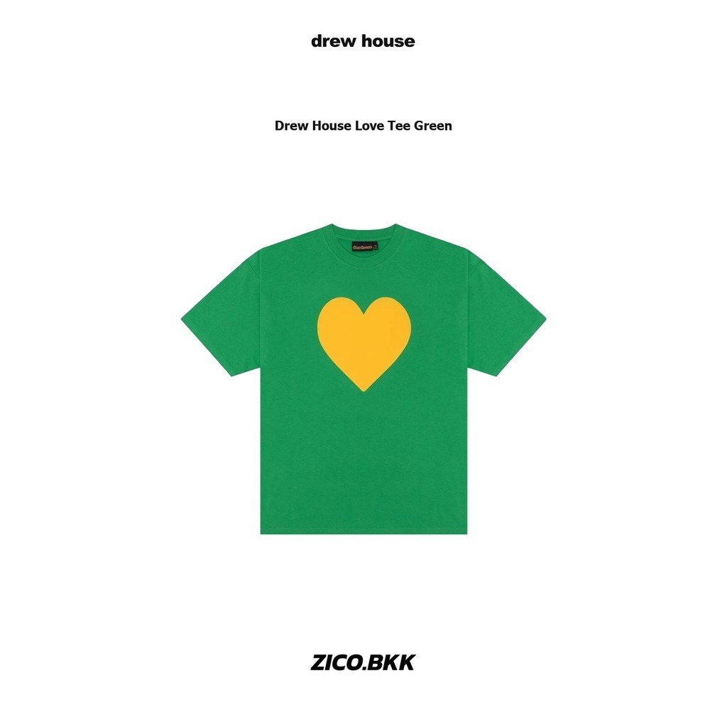 Drew House Love Tee Green