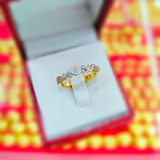 P05 แหวนเพชร swiss cz เกรดพรีเมี่ยม สวยหรู
