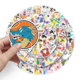 100 ชิ้นตลก Dragon Ball สติกเกอร์กันน้ํา DIY สําหรับโทรศัพท์แล็ปท็อปรถสติกเกอร์ Creative Home Decal