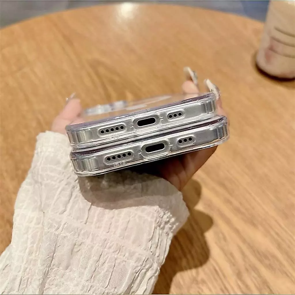 จัดส่งทันที เคส แม่เหล็ก ชาร์จได้ แบบใส สําหรับ iPhone 16 16e 17e 15 14 13 12 11 Pro,Max,Plus,mini X  Xr Xsmax 6,7,8 038 thumbnail 9
