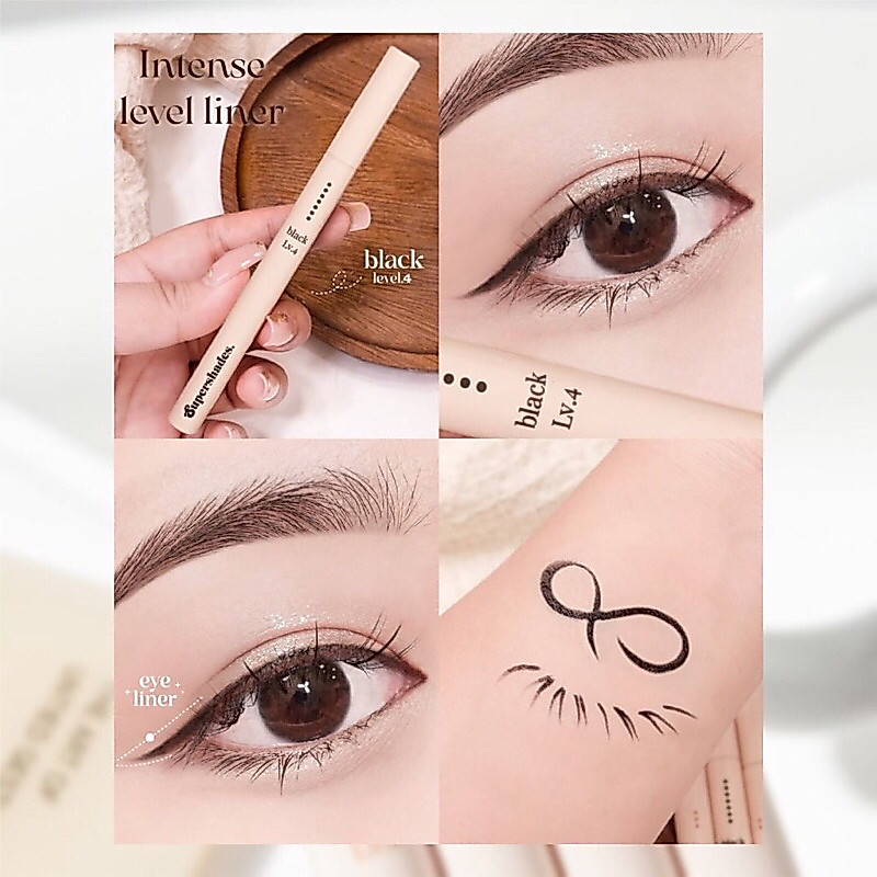 Supershades Intense Level Liner ซุปเปอร์เฉด อินเทนส์ เลเวล ไลเนอร์ ติดทนกันน้ำ กันเหงื่อ ขนาด 0.5 ml. รูปที่ 7