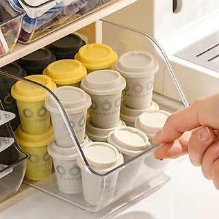 OKUMI_SHOP ลิ้นชักเก็บของอะคริลิค กาแฟ CLEAR RACK ชั้นวางถุงชา โปร่งใส อุปกรณ์จัดระเบียบ มัลติฟังก์ชั่น