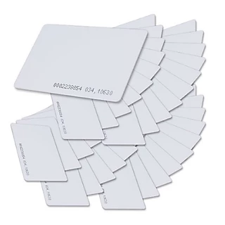 บัตรคีย์การ์ด คลื่นความถี่125 KHz. RFID Card 10/50ชิ้น ID Card แบบก็อปปี้ไม่ได้