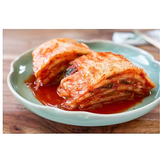 woori kimchi กิมจิสด ทำโดยเชฟเกาหลี ผักกาดขาวแบบสไลด์และ korea signature slice kimchi 1kg 우리김치