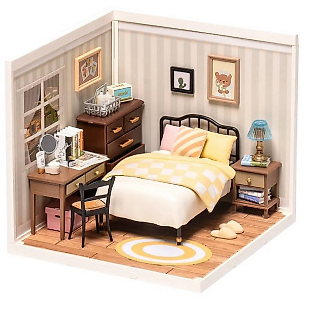 Rolife ห้องนอน DIY English version DW009 ไม่รวมเซตประตู-หลังคา [พร้อมส่ง]
