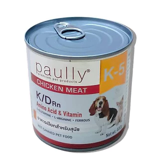 ( 1 กป. ) Paully K-5 (200g-400g) ใช้สำหรับสุนัขอายุตั้งแต่ 10 สัปดาห์ขึ้นไป