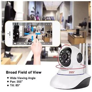 YOOSEE กล้องวงจรปิดไร้สาย เลนส์ 5MP HD ใช้สัญญาณ WiFi ดูผ่านมือถือ พูดผ่านกล้องได้ กล้องวงจร 4 ล้านพิกเซล