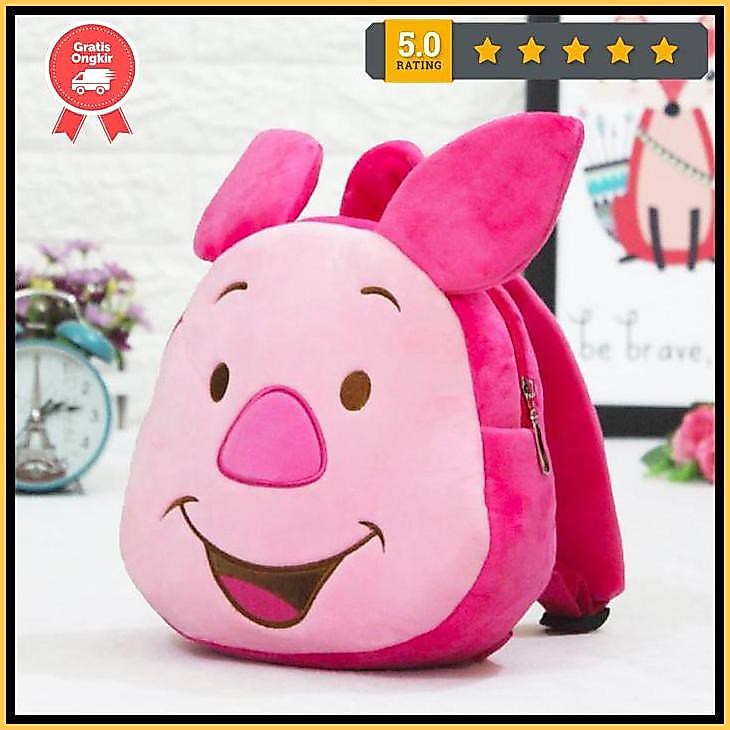 นําเข้า Piglet 25 ซม. กระเป๋าเป้เด็ก Jntna8900