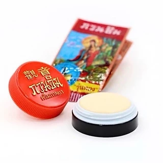 ครีมกวนอิม ครีมไข่มุก ( 6 ตลับ ) ซองแดง รุ่นทอง ขนาด 3 กรัม Kuan Im original pearl cream 3 g.