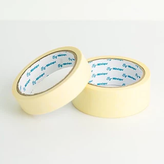 เทปย่น 20 หลา ซื้อยกแพ็คถูกกว่า Masking tape 7 ขนาด 12,18, 24, 36, 48, 60, 72 มม. เทปกระดาษกาวย่น เทปกาวย่น กาวหนังไก่