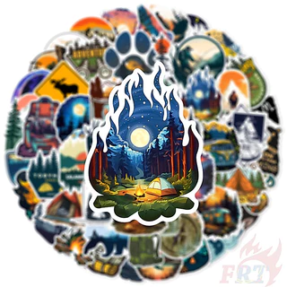 ❉ สติ๊กเกอร์ Outdoor Camping Art Series 01 ❉ 50 ชิ้น/เซ็ต DIY แฟชั่นสติ๊กเกอร์ Doodle กันน้ํา