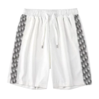 MSMS กางเกงกีฬาขาสั้นลําลองผู้ชายฤดูร้อนใหม่ Youth Letter M-5XL