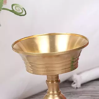(GOOD) เชิงเทียนโลหะผสมทองแดงสีทองหลายขนาด Candlesti Candelabrum ตกแต่งบ้าน (ใหม่)