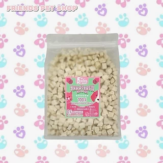 ฟรีซดรายแมว 500g ขนมแมว ขนมสุนัข อกไก่เต๋า ไข่แดง หญ้าแมว แซลมอน ตับไก่ อกเป็ด หน้าอกไก่ชิ้น Freeze Dried ฟู้ดเกรด100%