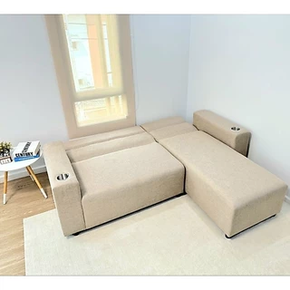 โซฟา Sofa ปรับหลังพิงได้ โซฟาแอล โซฟาเข้ามุม Sofa L-Shape 3 ที่นั่ง ﻿ รุ่น Nen-Lแบบปรับหลังได้