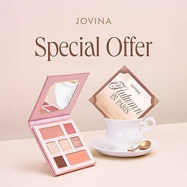 Jovina Autumm / Spring  in Paris Eye Palette (พร้อมส่ง)