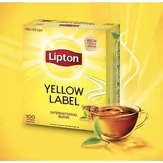 Lipton ชาลิปตันแบบซองจุ่ม กล่อง 100 ซอง × 2 กรัม มีเรทส่งทักแชต