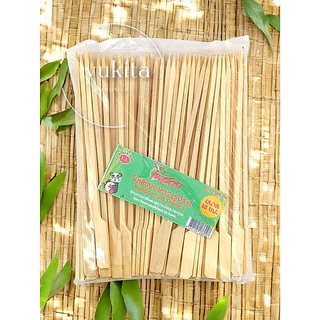 (1แพ็ค) ไม้ธงเสียบอาหาร ไม้เสียบหัวธง ไม้เสียบลูกชิ้น ไม้เสียบบาบีคิว หม่าล่า ไม้เสียบหมูปิ้ง ไม้เสียบปิ้งย่าง