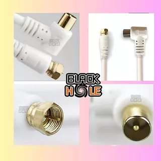 สายอากาศทีวี RF+F สายคอนโด ความยาว 1.5/3/5/10 เมตร