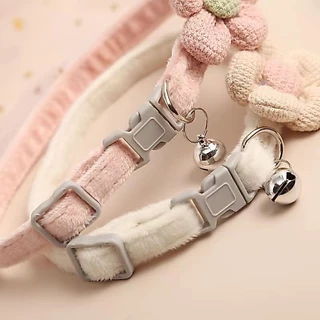 SKISOPGO ป้ายชื่อสัตว์เลี้ยง ปลอกคอ ป้ายชื่อแมว ลายดอกไม้ ตัวเลือกหลายสี