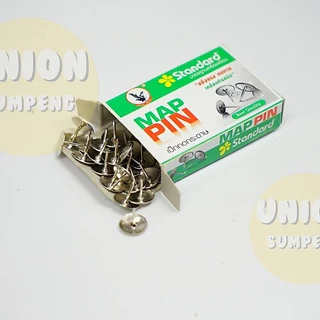 (USP)💢ขายส่ง💢(ยกแพ็ค50กล่อง/1,250ตัว) Standard เป็กกด กระดาษ ขายาว ขาสั้น กล่อง25ตัว เป๊กกด หมุดติดบอร์ด ตะปู เข็มหมุด